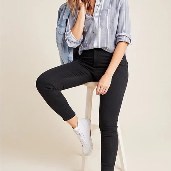 NWT- Anthropologie Pilcro and the Letterpress High-Rise Denim Leggings - Picture 2 of 6